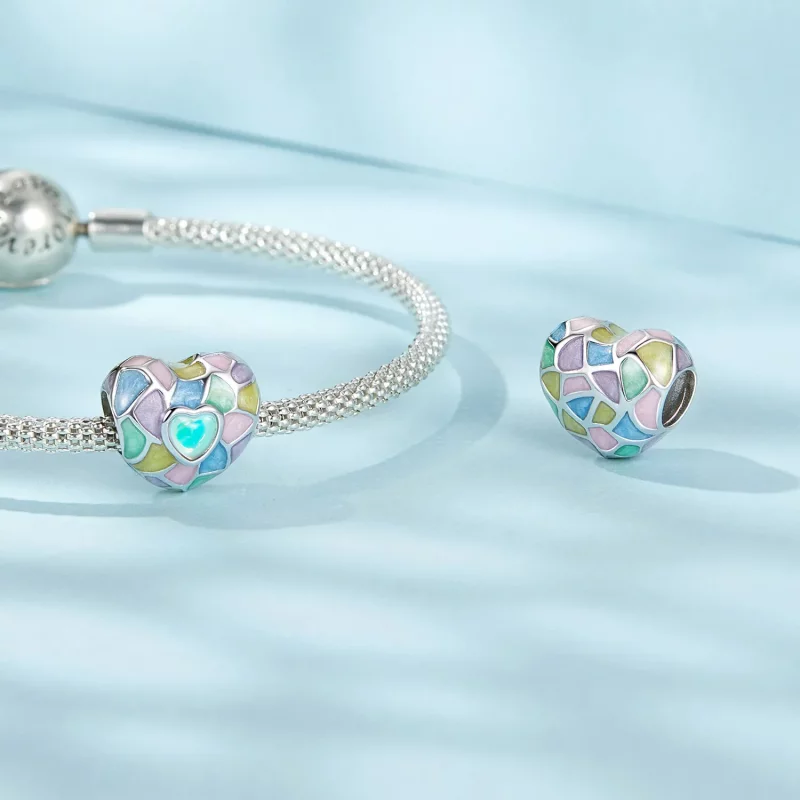 (afbeelding voor) PANDORA Stijl Neon Harten Charm - SCC2708 - Bekijken 4