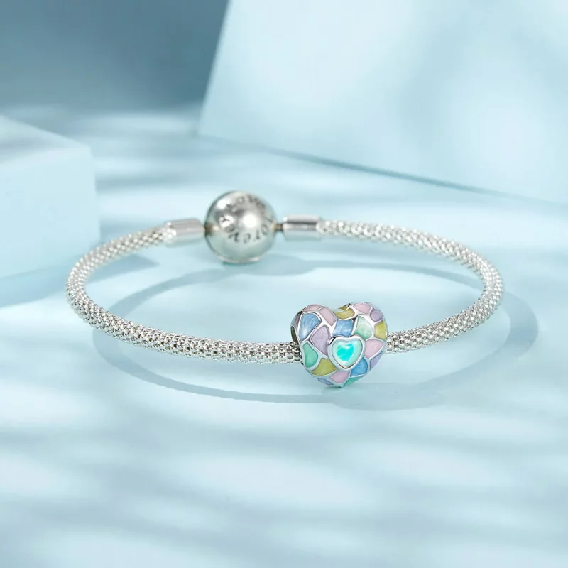 (afbeelding voor) PANDORA Stijl Neon Harten Charm - SCC2708 - Bekijken 5