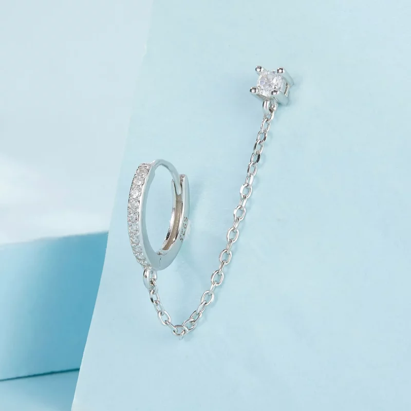 (afbeelding voor) PANDORA-stijl Exquisite Oorbellen - SCE1678-A - Bekijken 3