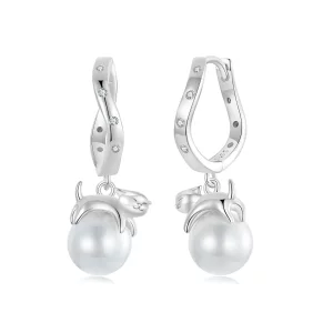 PANDORA Stijl Kat Schelp Oorbellen - SCE1692 (afbeelding voor) PANDORA Stijl Kat Schelp Oorbellen - SCE1692