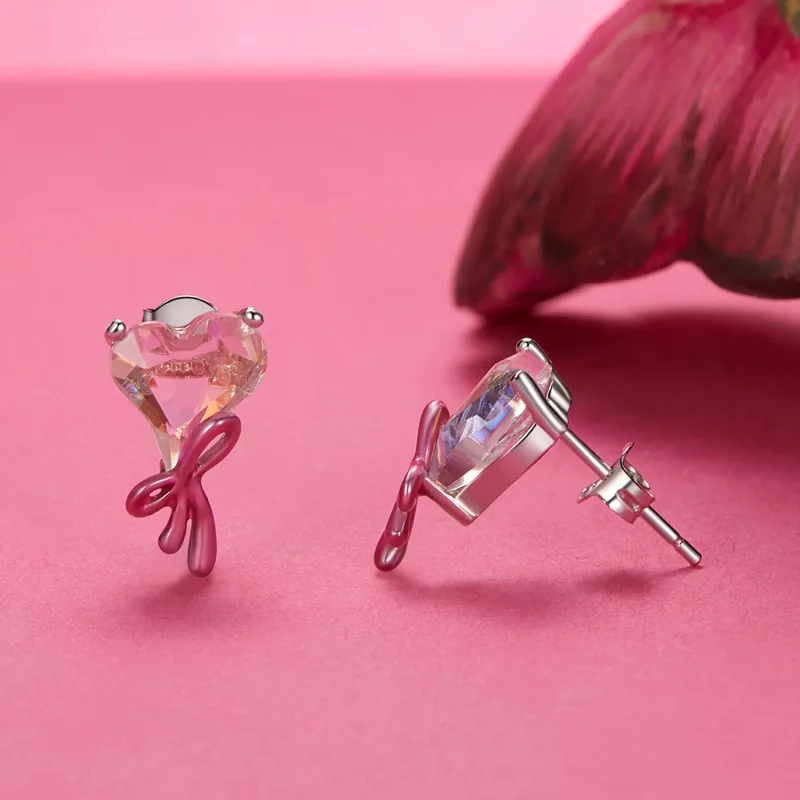 (afbeelding voor) PANDORA Stijl Love Bow Oorbellen - SCE1696 - Bekijken 4