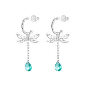 PANDORA Stijl Libelle Kwastje Stekeroorkappen - SCE1699 (afbeelding voor) PANDORA Stijl Libelle Kwastje Stekeroorkappen - SCE1699