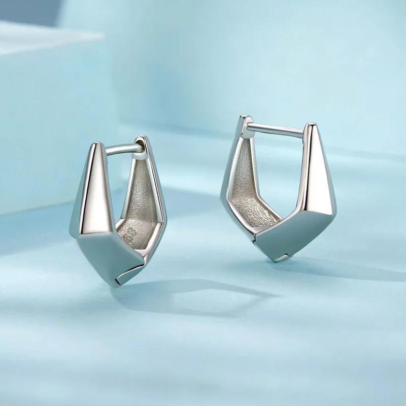 (afbeelding voor) PANDORA Stijl Exquisite Geometrische Oorbellen - SCE1704 - Bekijken 3