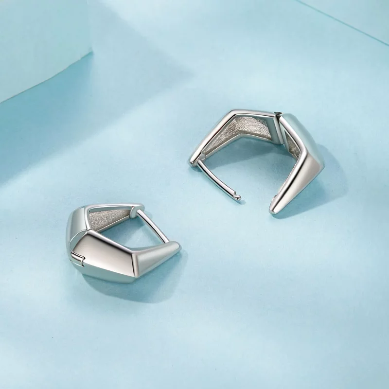 (afbeelding voor) PANDORA Stijl Exquisite Geometrische Oorbellen - SCE1704 - Bekijken 4