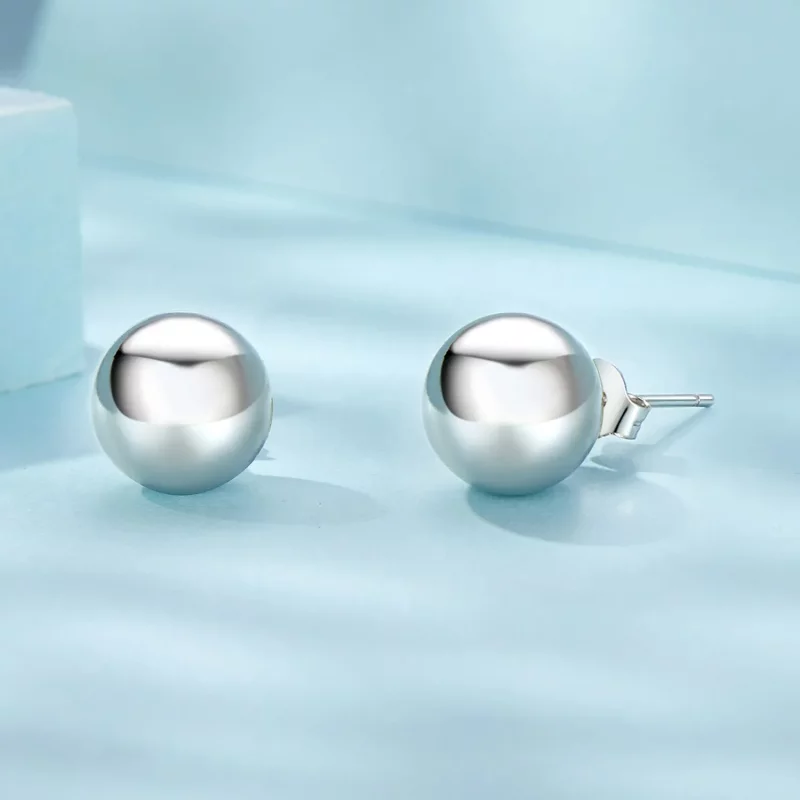 (afbeelding voor) PANDORA Stijl Grote Bal Oorbellen - SCE1725-L - Bekijken 4