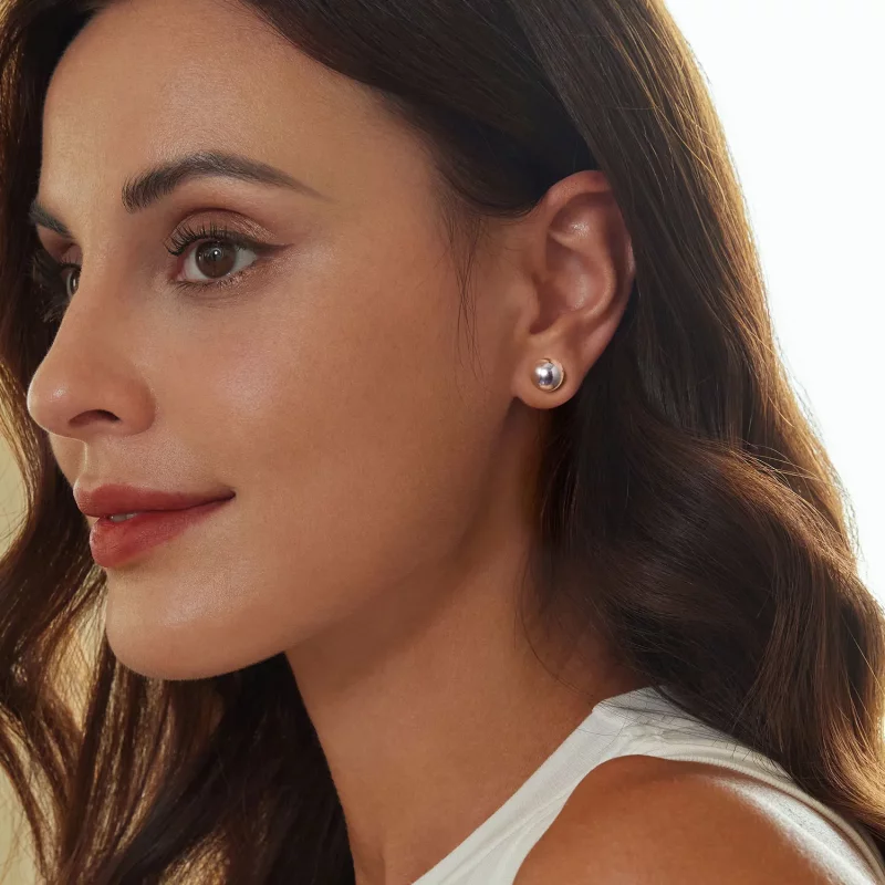 (afbeelding voor) PANDORA Stijl Medium Bal Oorstuds - SCE1725-M - Bekijken 6