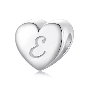 (afbeelding voor) PANDORA Stijl Hart Letter E Charme - SCP065Charme -E