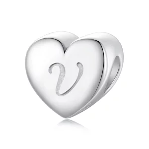 (afbeelding voor) PANDORA Stijl Hart Letter V Charm - SCP065Charm -V