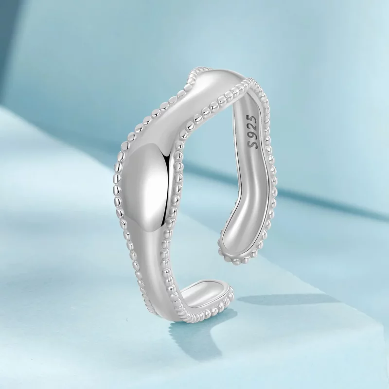 (afbeelding voor) PANDORA Stijl Golf Open Ring - SCR1002-E - Bekijken 2