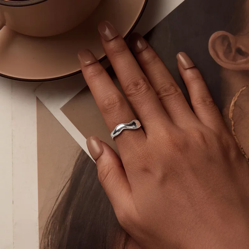 (afbeelding voor) PANDORA Stijl Golf Open Ring - SCR1002-E - Bekijken 4