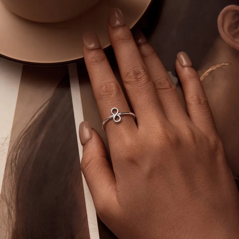 (afbeelding voor) PANDORA Stijl Infinity Open Ring - SCR996-E - Bekijken 6