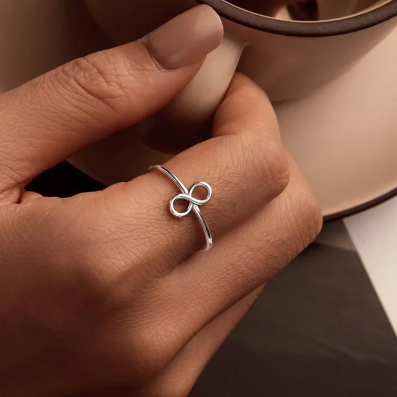(afbeelding voor) PANDORA Stijl Infinity Open Ring - SCR996-E - Bekijken 7