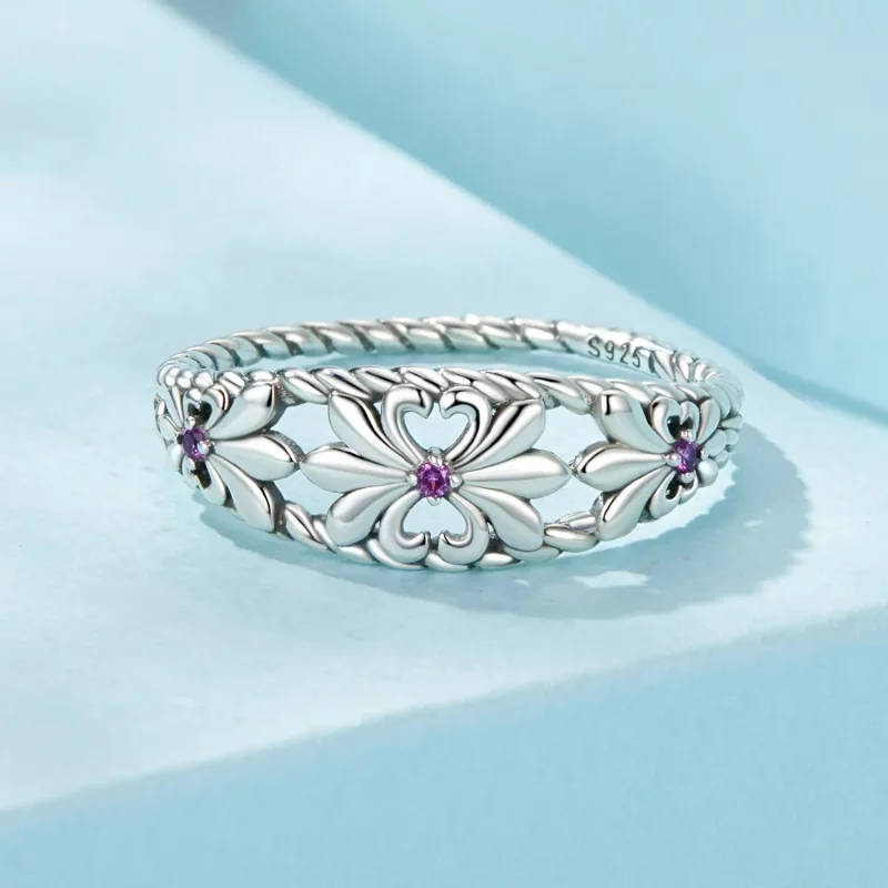 (afbeelding voor) PANDORA Stijl Iris Vintage Ring - SCR998 - Bekijken 3