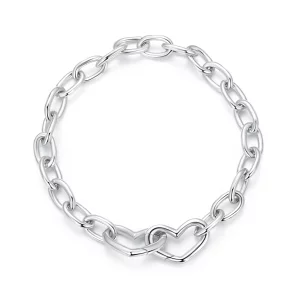 PANDORA Stijl Dubbele Hart Armband - BSB172 (afbeelding voor) PANDORA Stijl Dubbele Hart Armband - BSB172