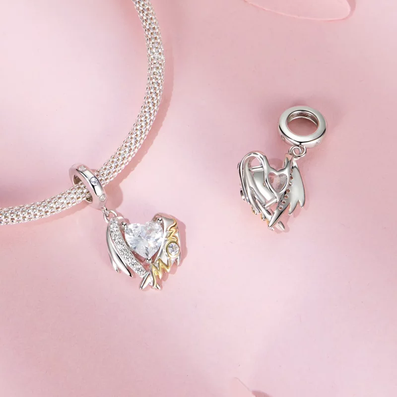 (afbeelding voor) PANDORA Stijl Moederdag Liefde Vleugels Hanger - BSC1001 - Bekijken 4