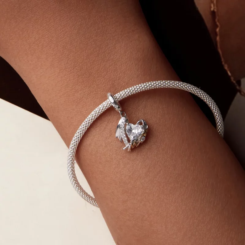 (afbeelding voor) PANDORA Stijl Moederdag Liefde Vleugels Hanger - BSC1001 - Bekijken 6