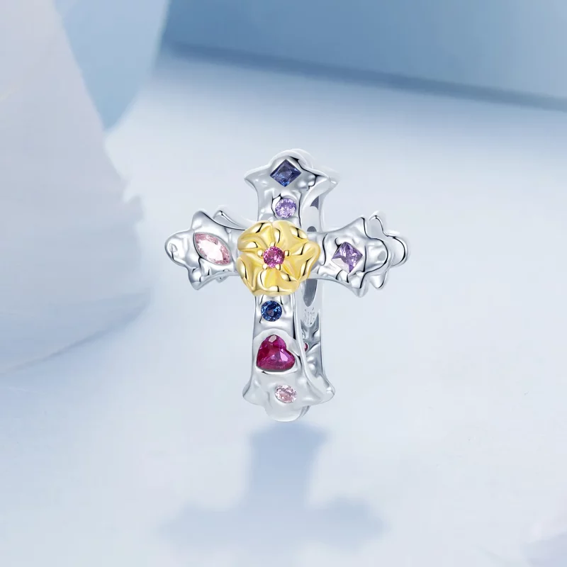 (afbeelding voor) PANDORA Stijl Vintage Kruis Charm - BSC1005 - Bekijken 2