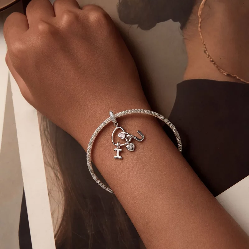 (afbeelding voor) PANDORA Stijl Valentijnsbrief Love Hanger - BSC972 - Bekijken 5
