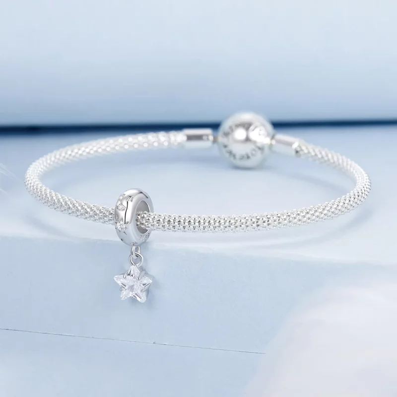 (afbeelding voor) PANDORA Stijl Starlight Siliconen Afstandhouder Hangertje - BSC984 - Bekijken 3