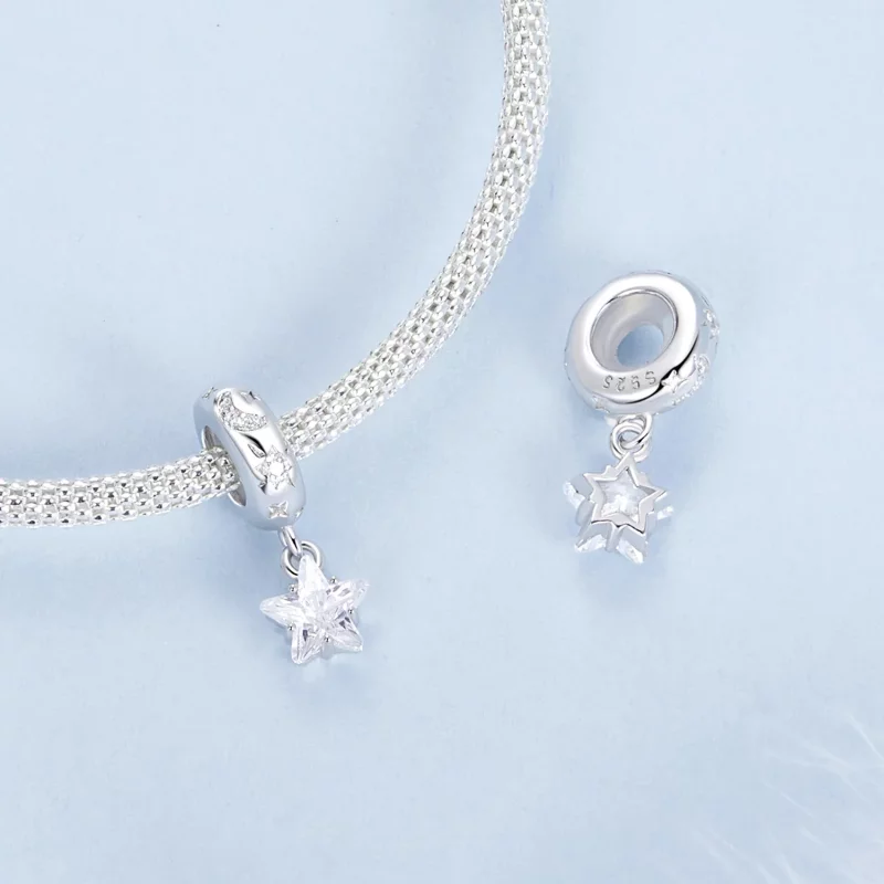 (afbeelding voor) PANDORA Stijl Starlight Siliconen Afstandhouder Hangertje - BSC984 - Bekijken 4