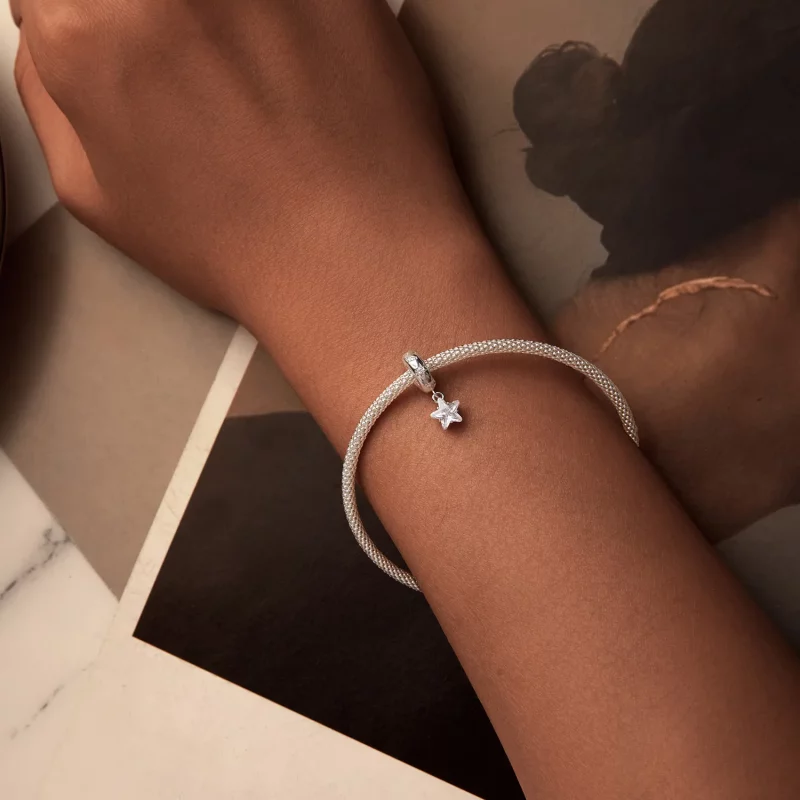 (afbeelding voor) PANDORA Stijl Starlight Siliconen Afstandhouder Hangertje - BSC984 - Bekijken 6