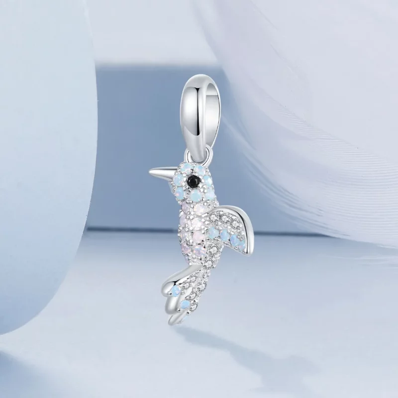 (afbeelding voor) PANDORA Stijl Volledig Bezette Vogel Hanger - BSC993 - Bekijken 2