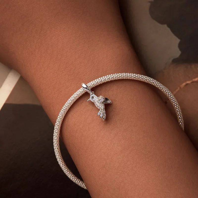 (afbeelding voor) PANDORA Stijl Volledig Bezette Vogel Hanger - BSC993 - Bekijken 6