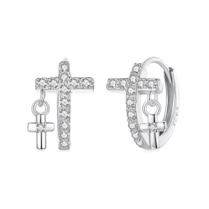 PANDORA Stijl Kruis Oorbellen - BSE1002 (afbeelding voor) PANDORA Stijl Kruis Oorbellen - BSE1002