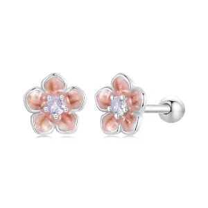 PANDORA Stijl Romantische Kersenbloesem Oorbellen - BSE992 (afbeelding voor) PANDORA Stijl Romantische Kersenbloesem Oorbellen - BSE992