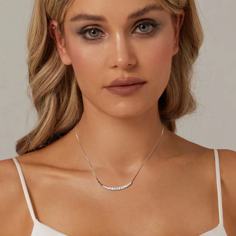 (afbeelding voor) PANDORA Stijl Maan Glimlach Ketting - BSN374 - Bekijken 6