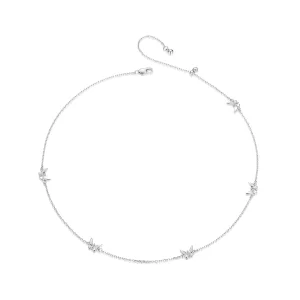 (afbeelding voor) PANDORA Stijl Kleine Vlinder Sleutelbeenketting Halsketting - BSN376