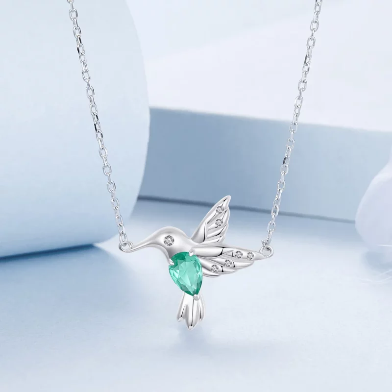 (afbeelding voor) PANDORA-stijl Kolibrie Ketting - BSN378 - Bekijken 3