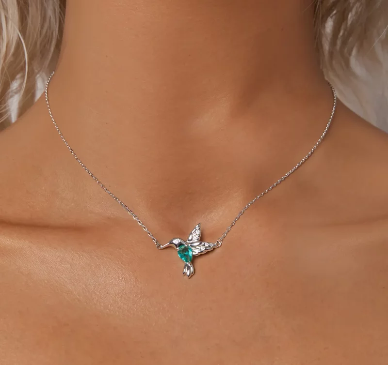 (afbeelding voor) PANDORA-stijl Kolibrie Ketting - BSN378 - Bekijken 5