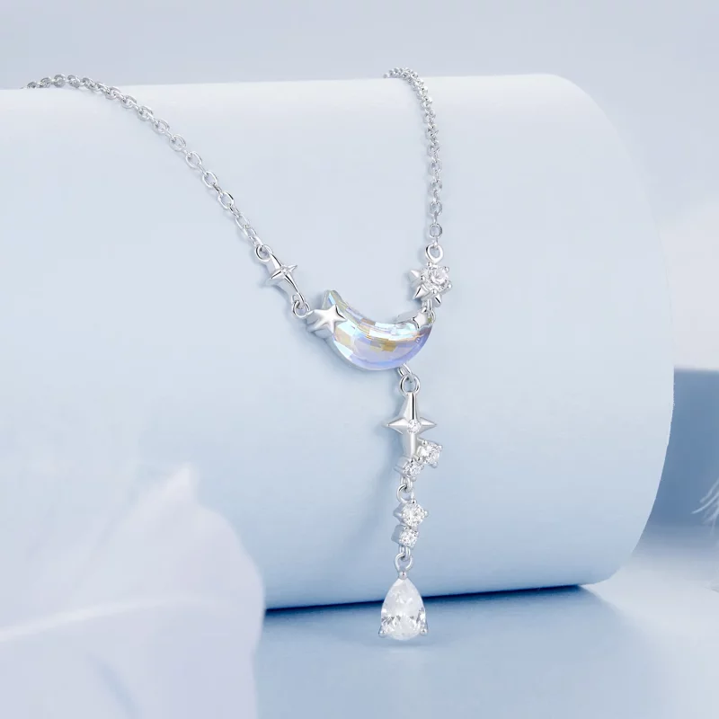 (afbeelding voor) PANDORA Stijl Moonset Galaxy Ketting - BSN380 - Bekijken 2