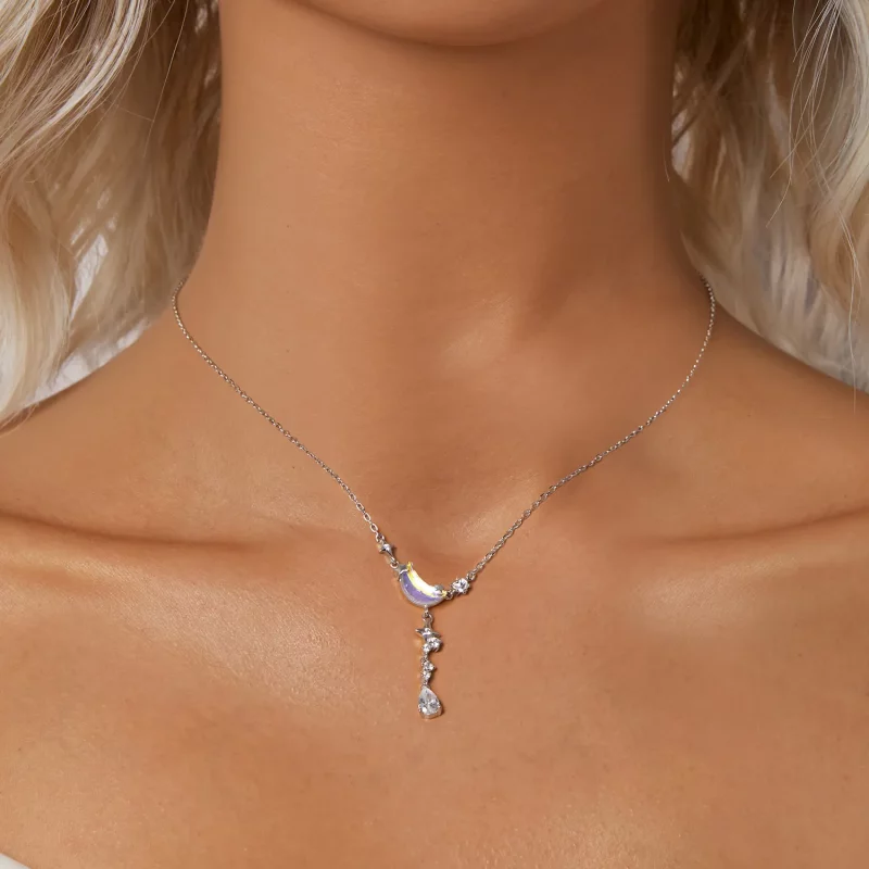 (afbeelding voor) PANDORA Stijl Moonset Galaxy Ketting - BSN380 - Bekijken 6