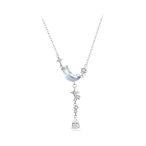 (afbeelding voor) PANDORA Stijl Moonset Galaxy Ketting - BSN380