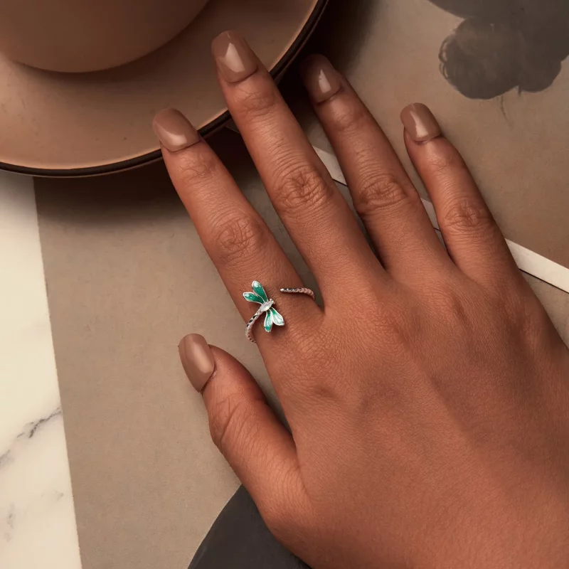(afbeelding voor) PANDORA Stijl Libelle Open Ring - BSR537-E - Bekijken 4