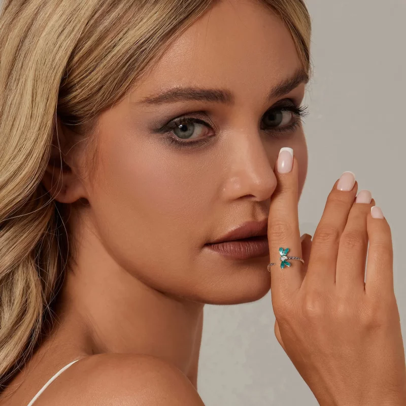 (afbeelding voor) PANDORA Stijl Libelle Open Ring - BSR537-E - Bekijken 7