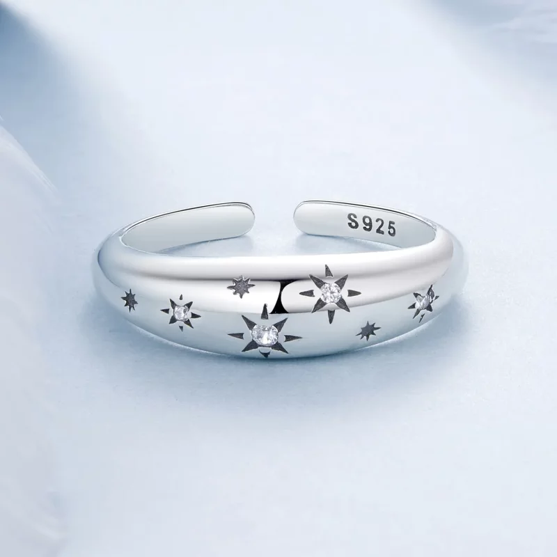 (afbeelding voor) PANDORA Stijl Ster Open Ring - BSR547-E - Bekijken 3