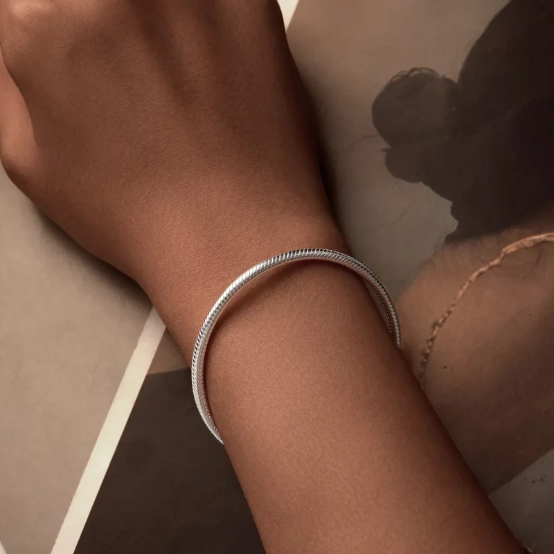 (afbeelding voor) PANDORA Stijl Forever Love Slangenbot Basis Armband - SCB272 - Bekijken 5