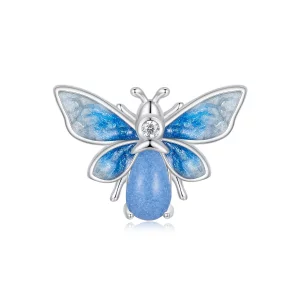 (afbeelding voor) PANDORA Stijl Lichtgevende Blauwe Bij Charm - SCC2734