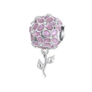 PANDORA Stijl Roze Bloemen Bol Kralen - SCC2738 (afbeelding voor) PANDORA Stijl Roze Bloemen Bol Kralen - SCC2738