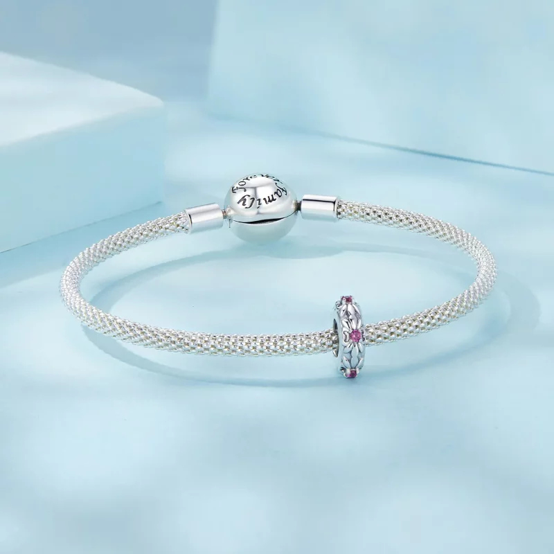 (afbeelding voor) PANDORA Stijl Retro Iris Siliconen Afstandskralen - SCC2756 - Bekijken 5