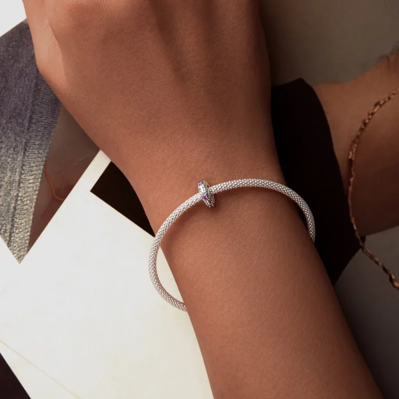 (afbeelding voor) PANDORA Stijl Retro Iris Siliconen Afstandskralen - SCC2756 - Bekijken 6