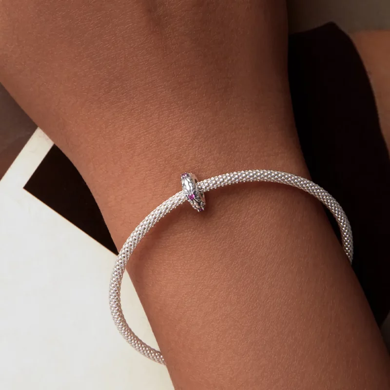 (afbeelding voor) PANDORA Stijl Retro Iris Siliconen Afstandskralen - SCC2756 - Bekijken 7