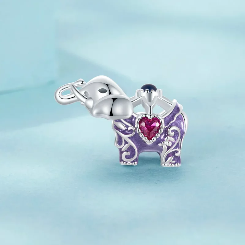 (afbeelding voor) PANDORA Stijl Olifant Hol Patroon Gegraveerde Sterling Zilveren Kralen - SCC2758 - Bekijken 2