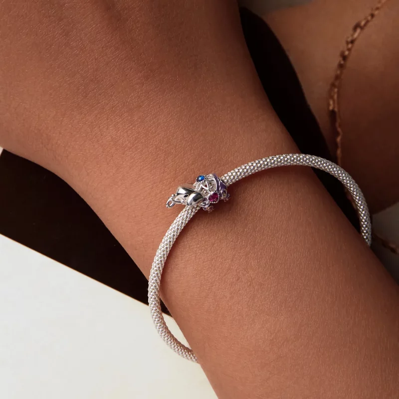 (afbeelding voor) PANDORA Stijl Olifant Hol Patroon Gegraveerde Sterling Zilveren Kralen - SCC2758 - Bekijken 7
