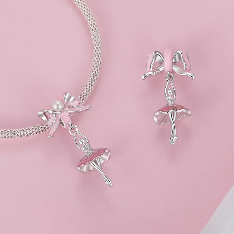 (afbeelding voor) PANDORA Stijl Balletmeisje Hangertje - SCC2760 - Bekijken 4