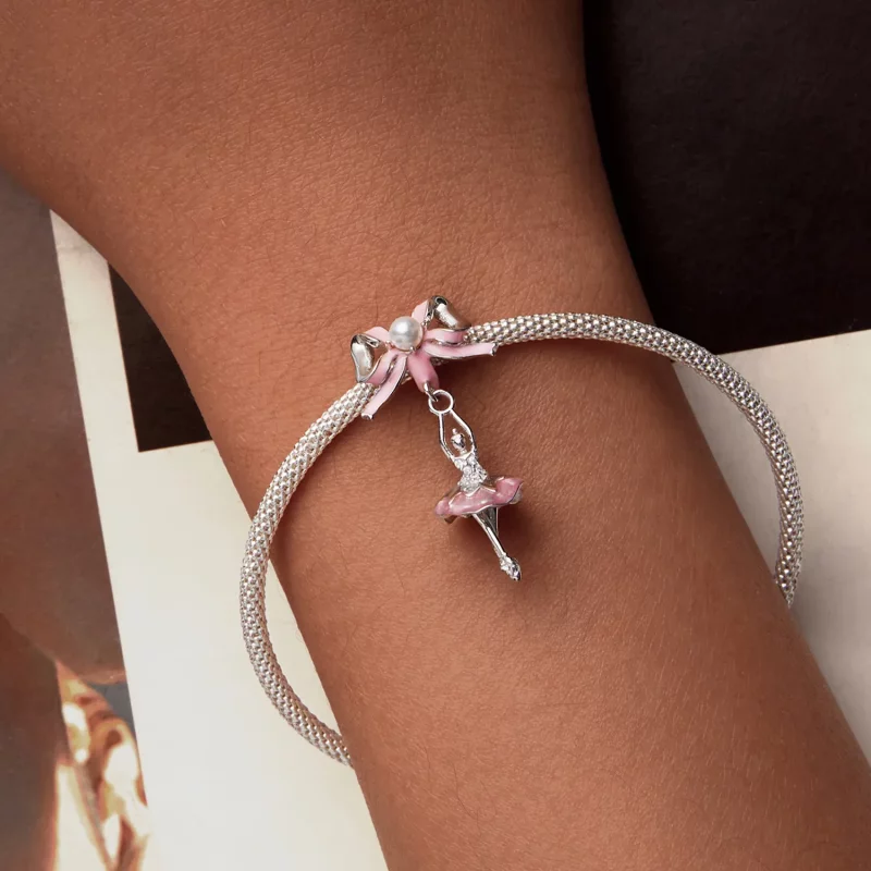 (afbeelding voor) PANDORA Stijl Balletmeisje Hangertje - SCC2760 - Bekijken 6