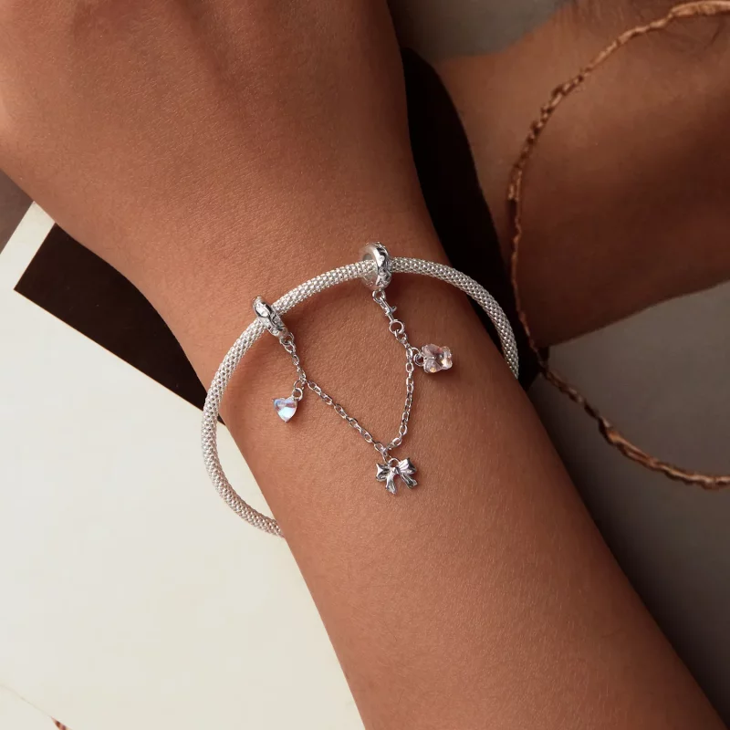 (afbeelding voor) PANDORA Stijl Ballet Veiligheidsketting met Strik - SCC2762 - Bekijken 5